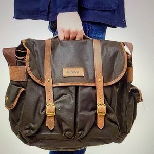 Barbour Wax Camera bag olive